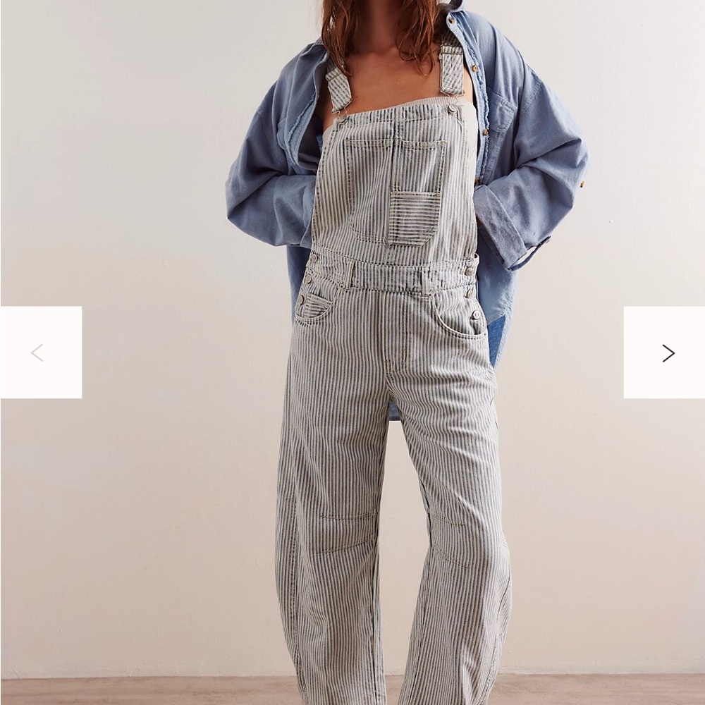 We The Free Striped Wide Leg Jumpsuit